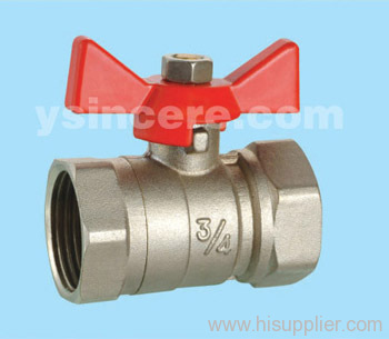 Brass compression ball valve YC-10124